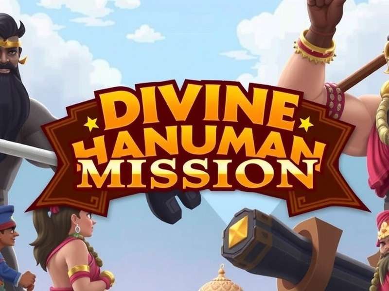 Divine Hanuman Mission Game Banner